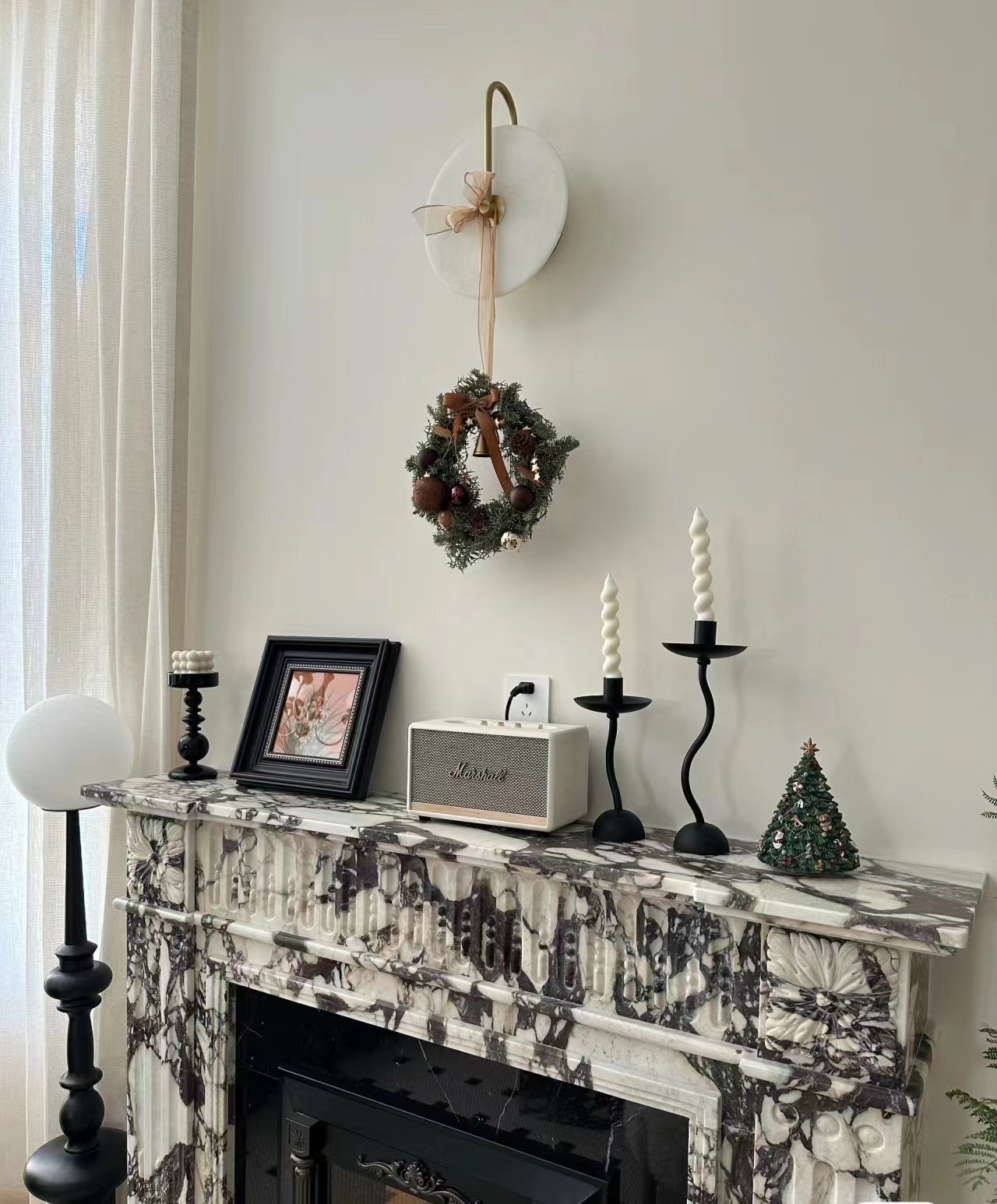 Calacatta Viola Marble  Fireplace Home Decoration show