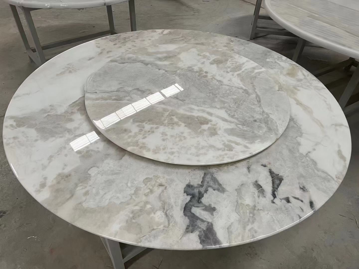 Oyster white Marble Table