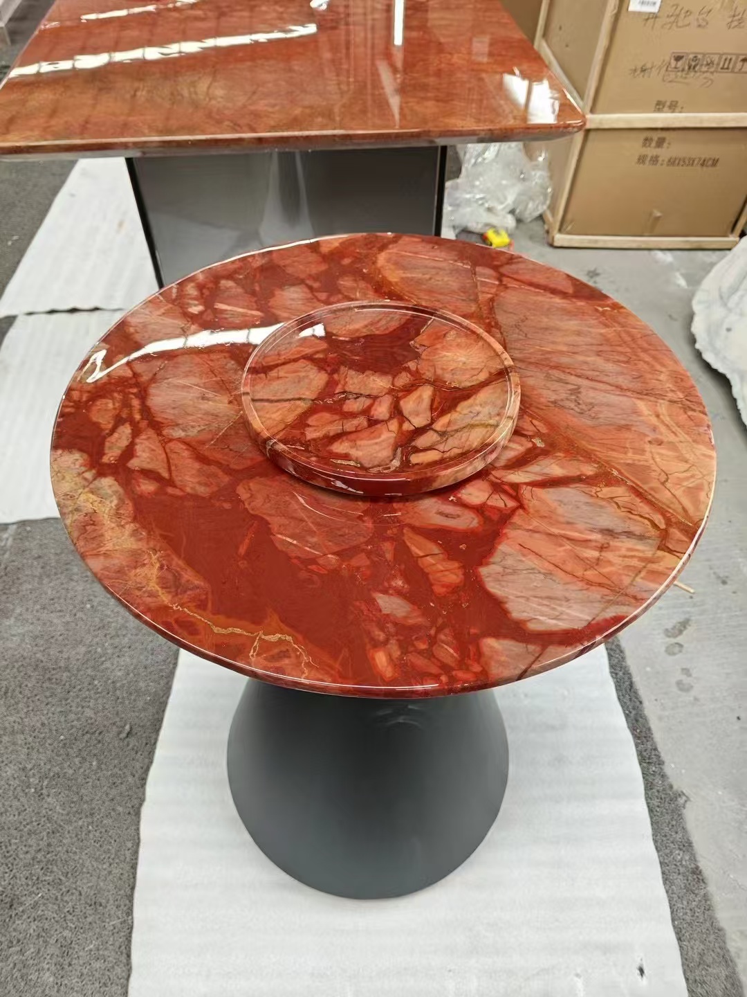 ROSSO DAMASCO marble talbes 