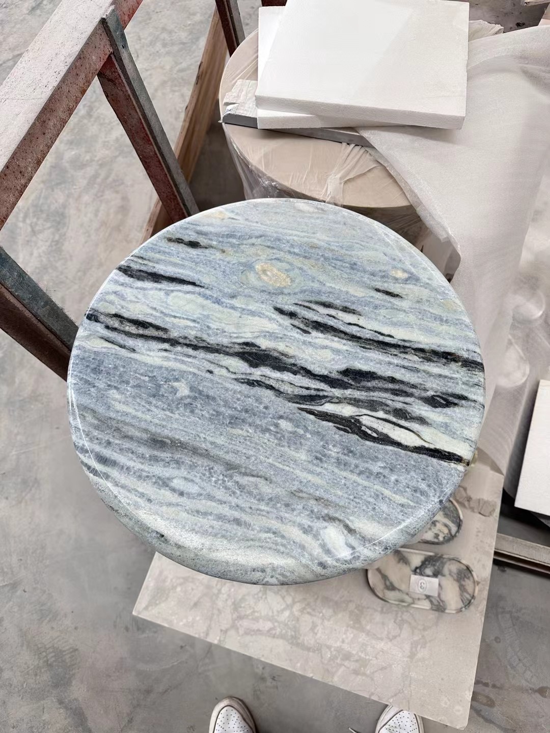  Blue fantasy marble coffee tables